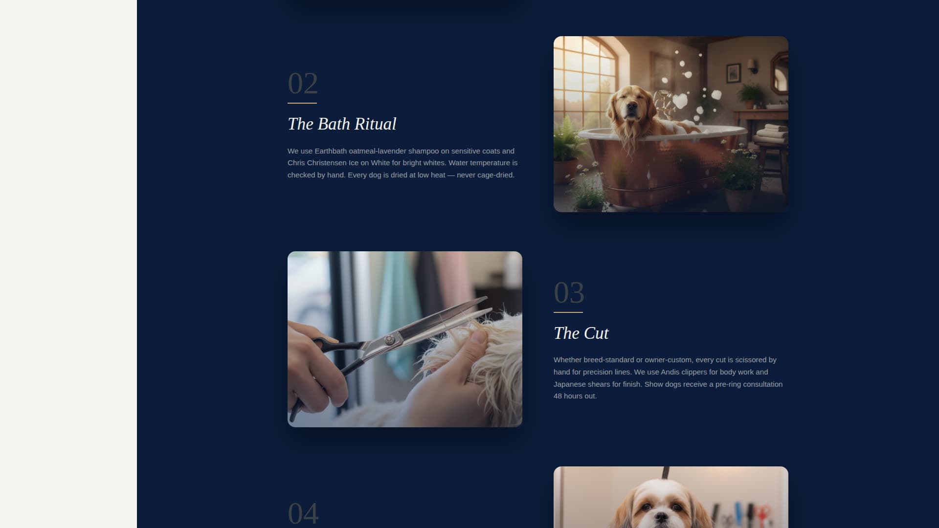 Groom - Polished Petgrooming Landing Page Template