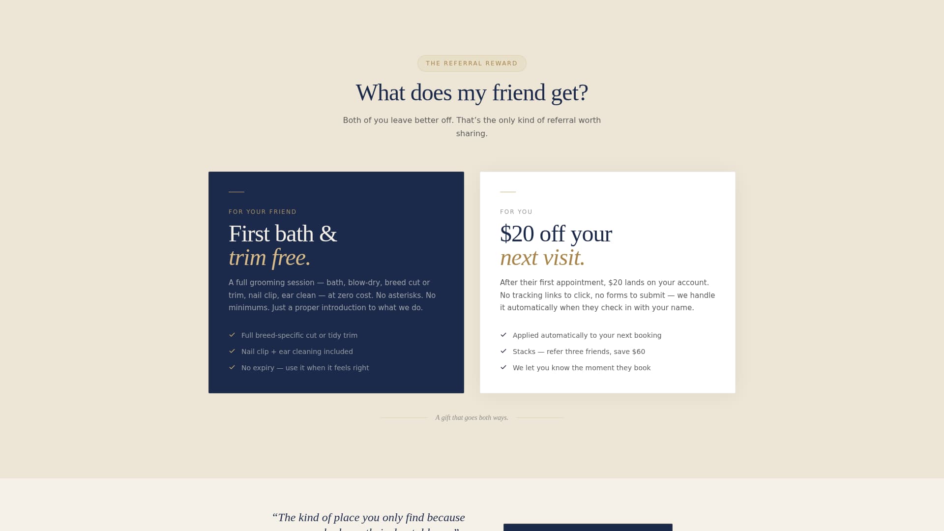 Groom - Trusted Petgroomer Landing Page Template