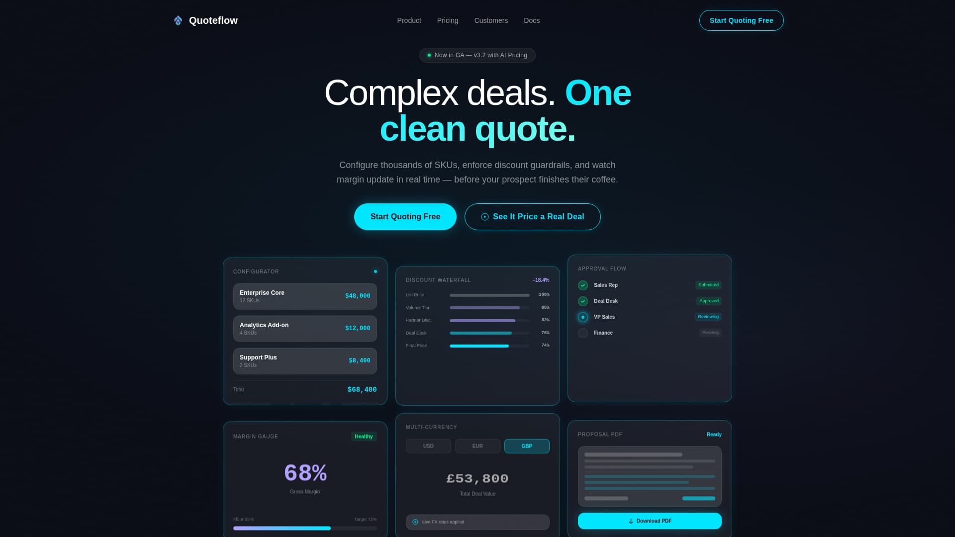 Cloud-Native Enterprise Software Pricing Website Template