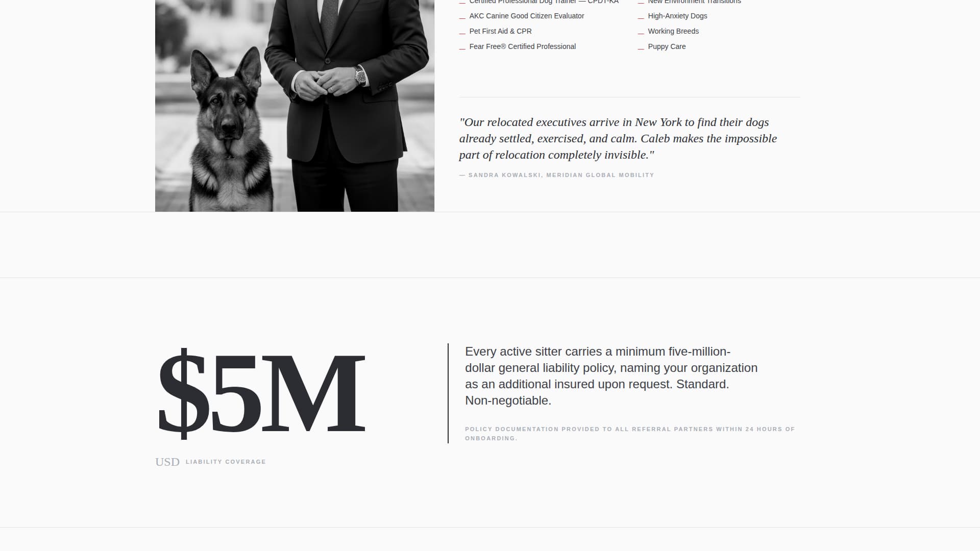 Sitter - Authoritative Petcare Landing Page Template