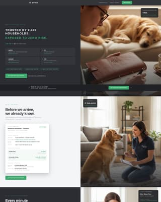 Sitter - Trusted Petcare Landing Page Template