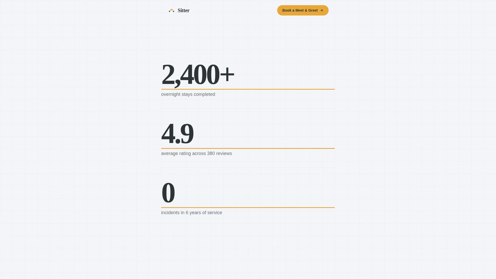 Companion — Reliable Pet Sitting Landing Page Template