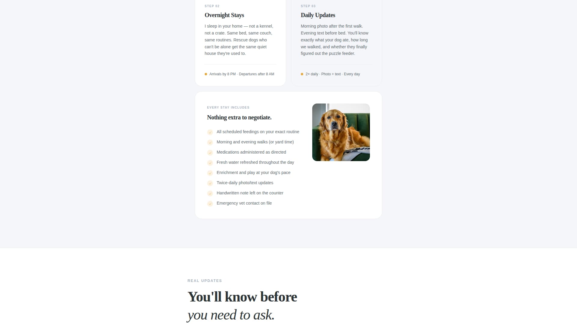 Companion — Reliable Pet Sitting Landing Page Template