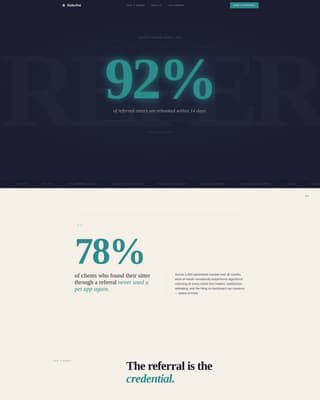 Refer - Trusted Petsitter Landing Page Template