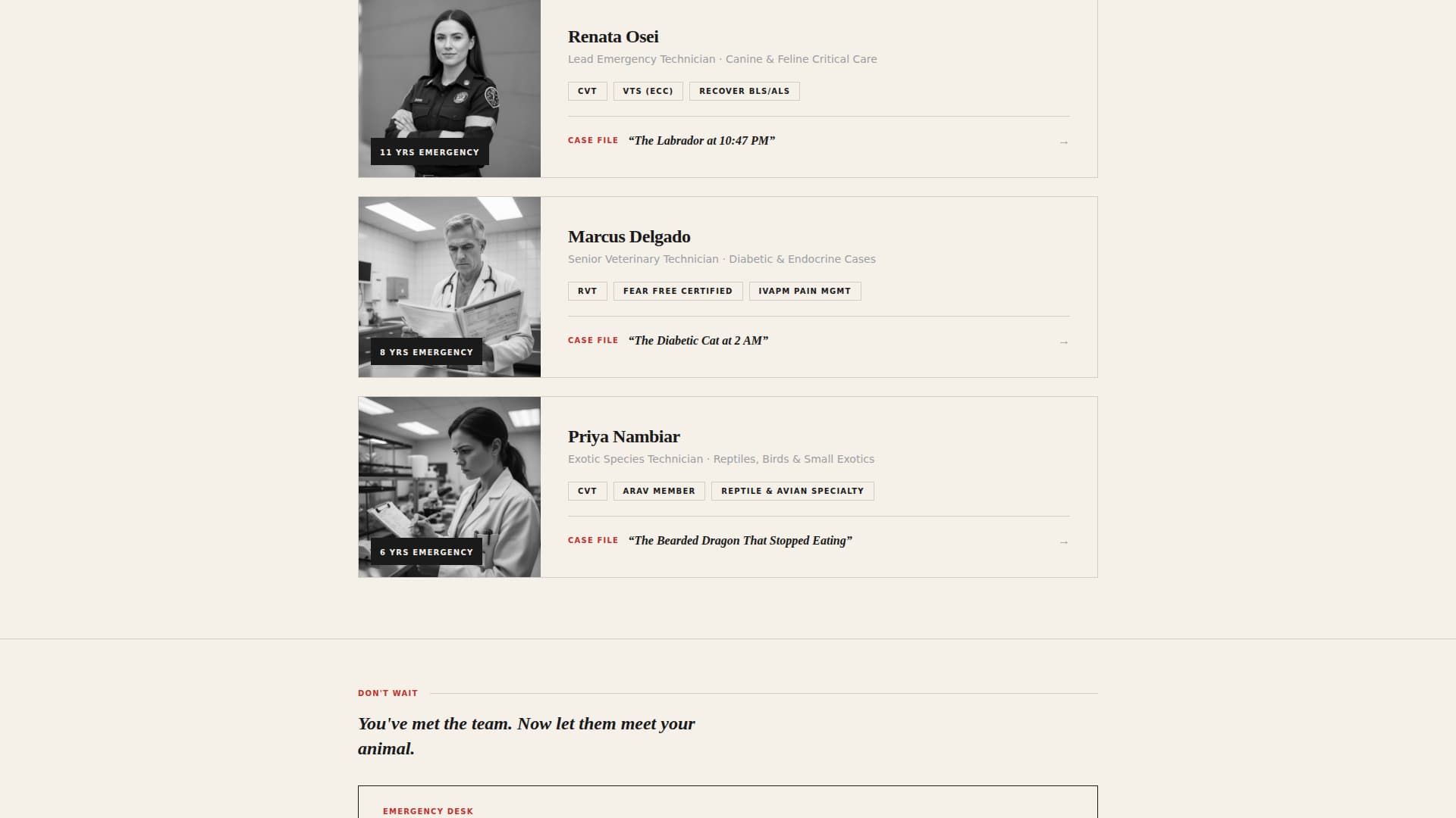 Triage - Authoritative Petcare Landing Page Template