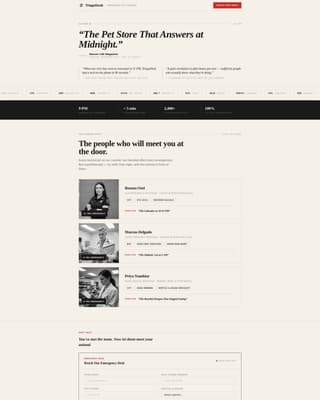 Triage - Authoritative Petcare Landing Page Template