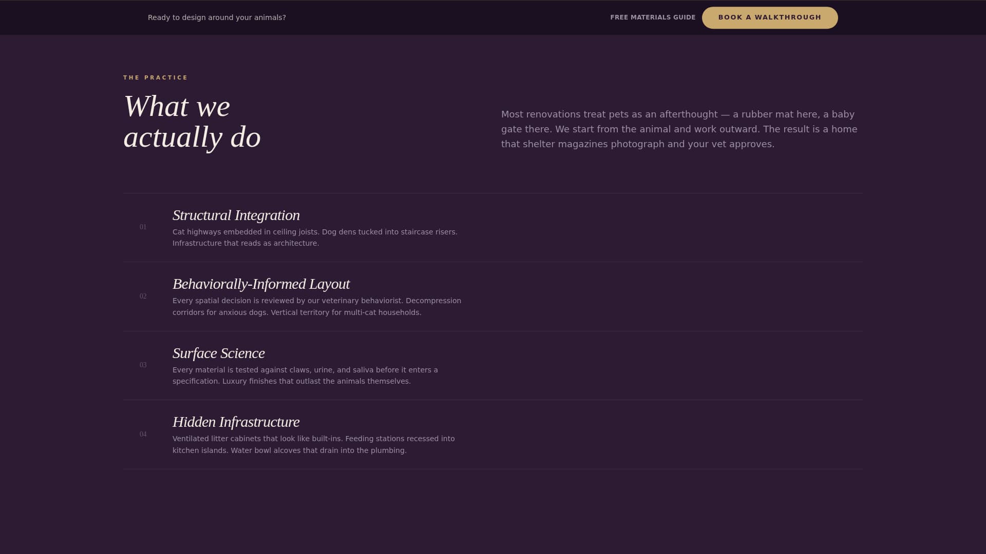 Dwell - Refined Petfriendly Landing Page Template