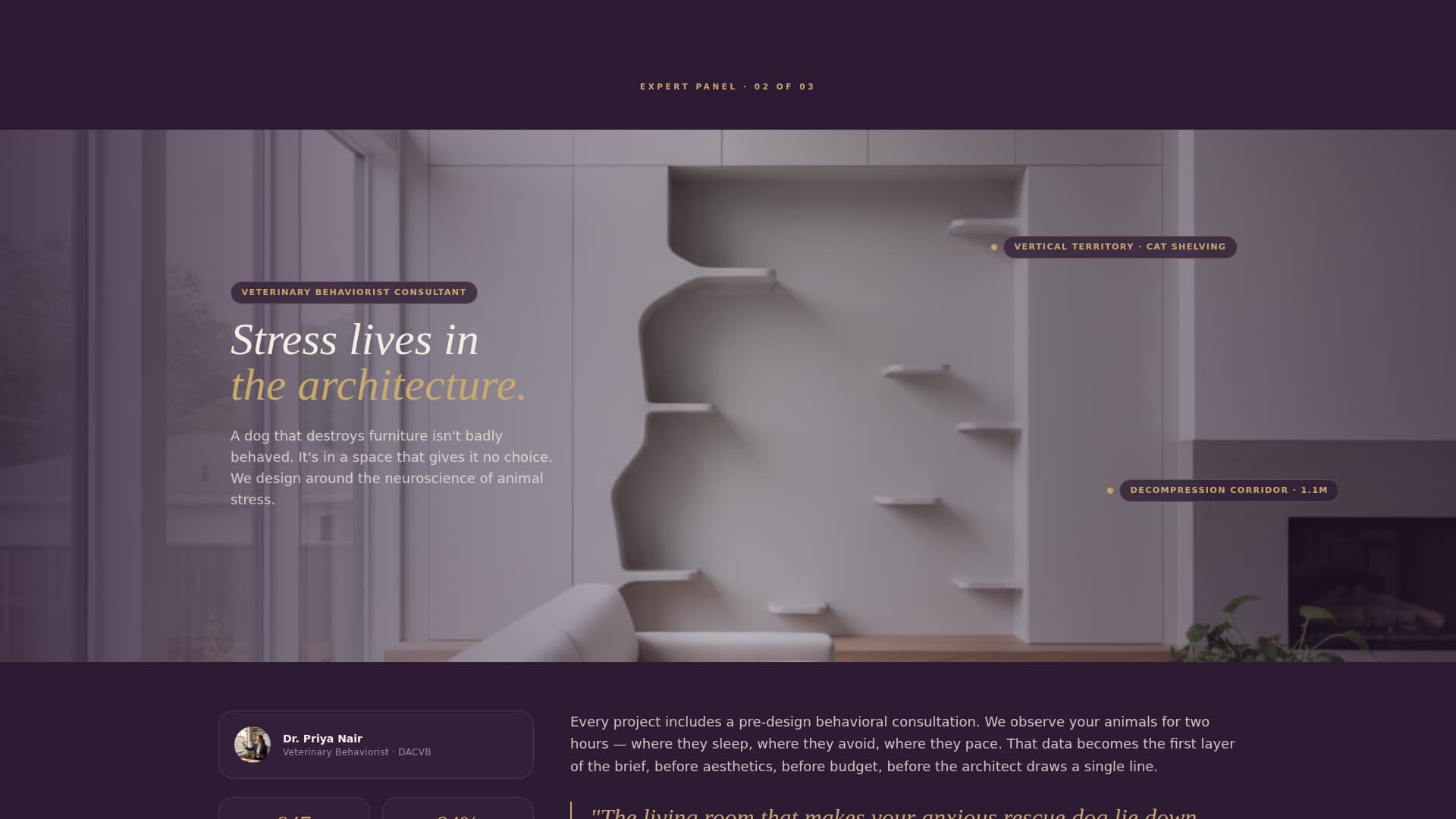 Dwell - Refined Petfriendly Landing Page Template