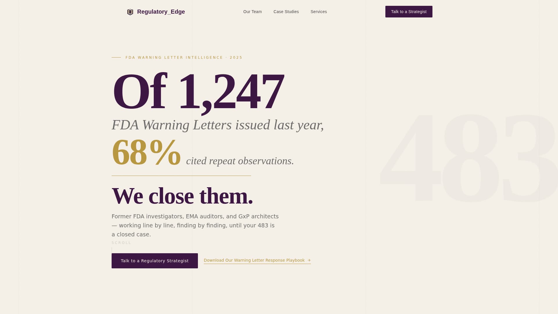 Comply - Authoritative Pharmaceutical Landing Page Template
