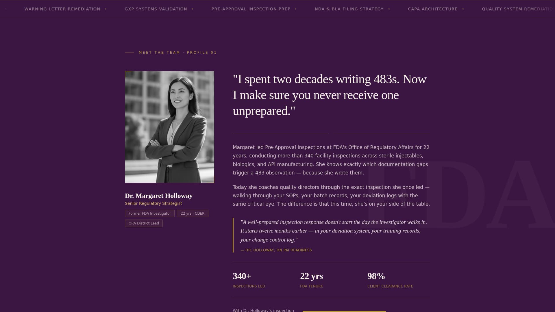 Comply - Authoritative Pharmaceutical Landing Page Template