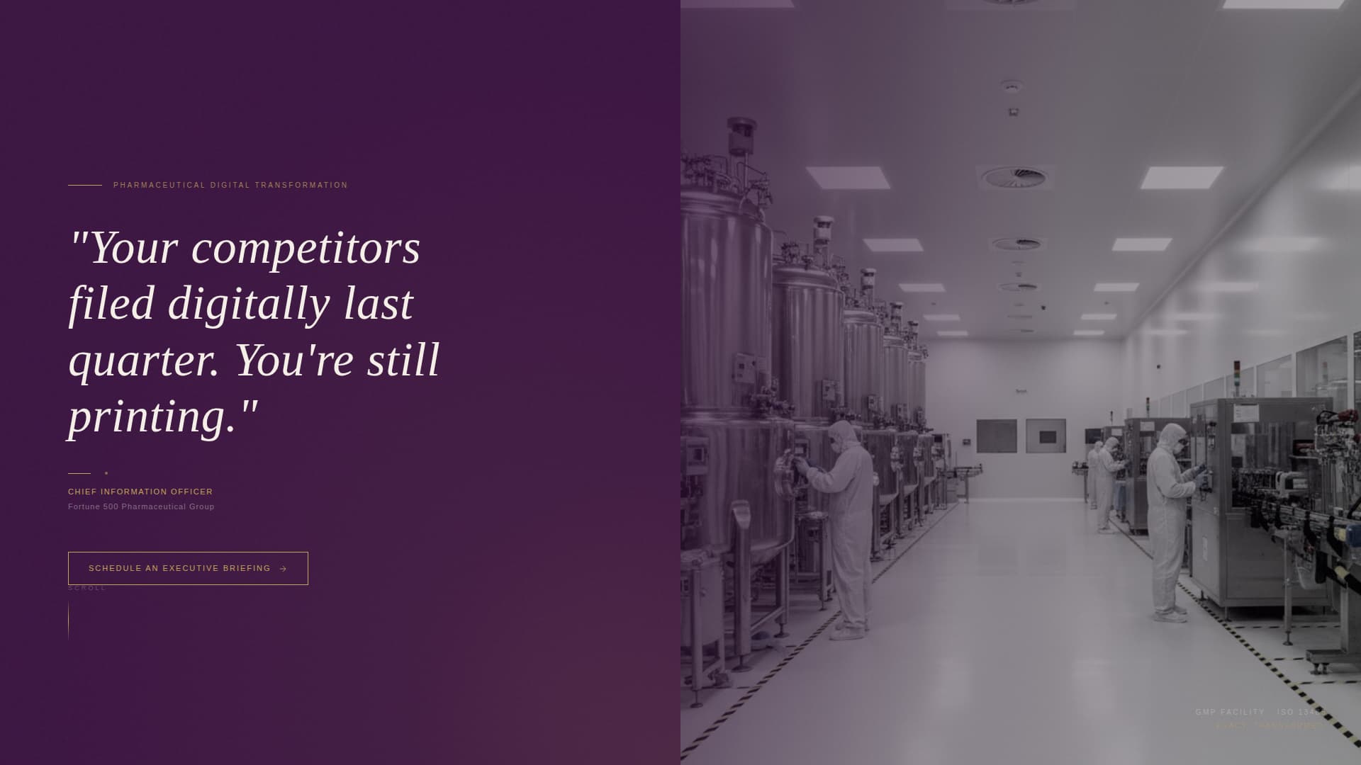 Comply - Executive Pharmaceutical Landing Page Template
