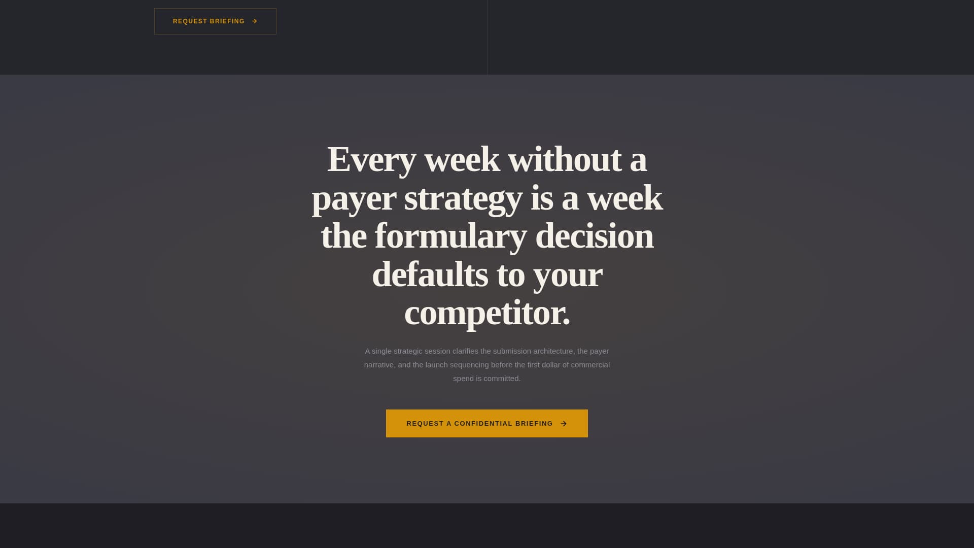 Prescribe - Confidential Pharma Landing Page Template