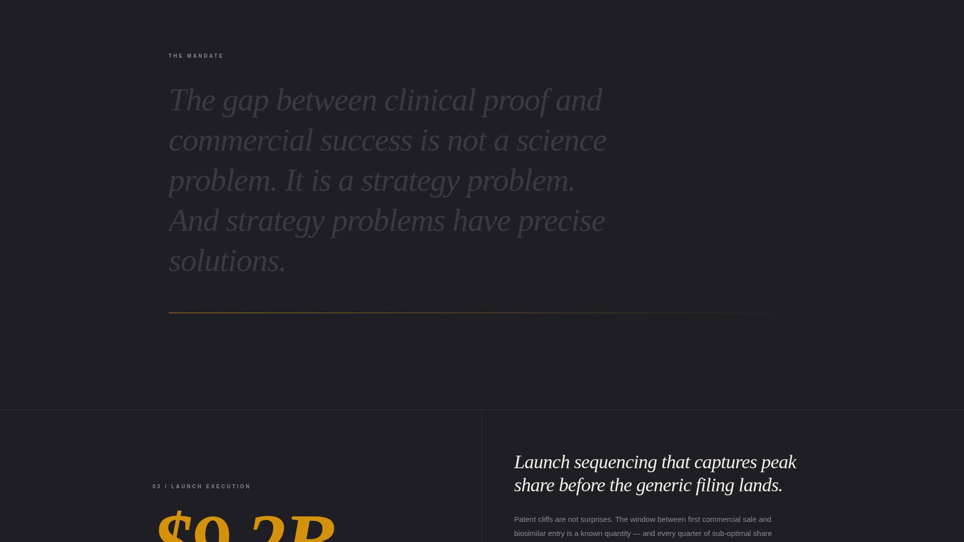 Prescribe - Confidential Pharma Landing Page Template