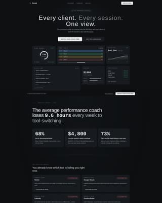 Coaching Digital Presence Specialist Professional Website Template
