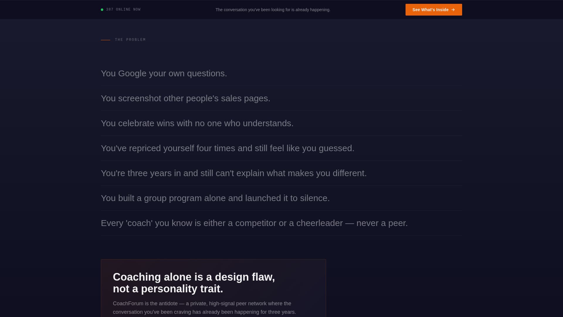 Coaching Digital Presence Professional Website Template