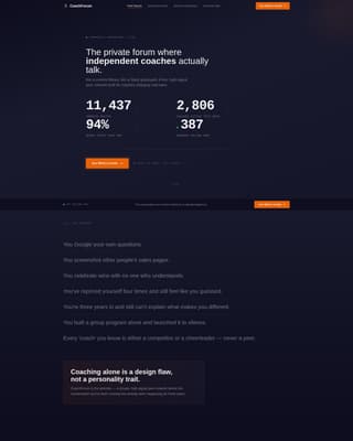 Coaching Digital Presence Professional Website Template