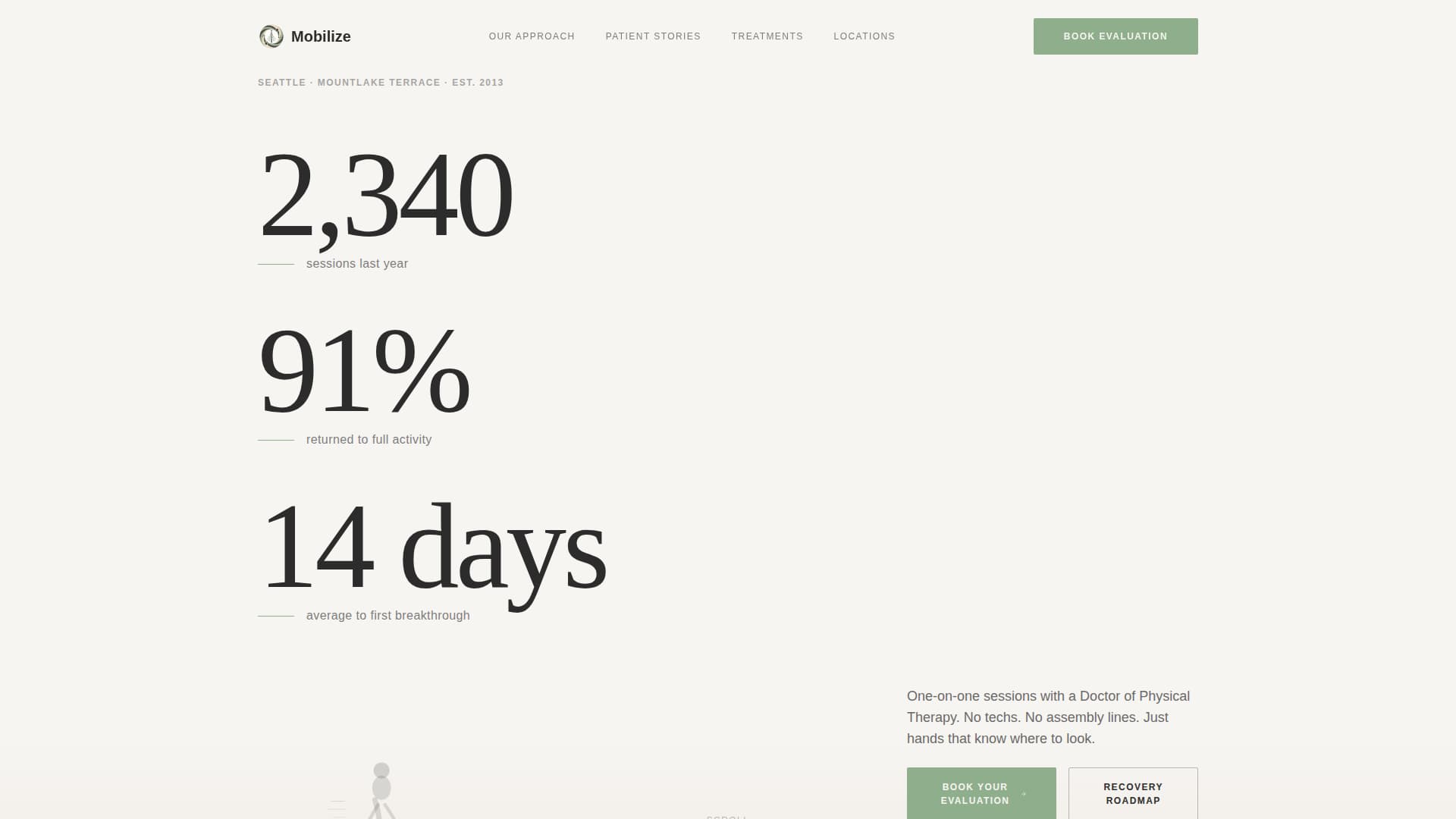 Mobilize - Restorative Physicaltherapist Landing Page Template