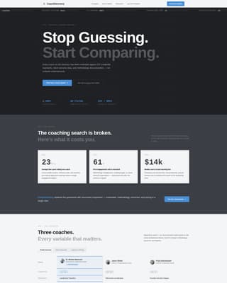Coaching Digital Presence Directory Website Template