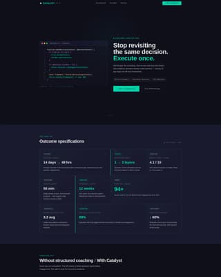 Coaching Digital Presence Expert Professional Website Template