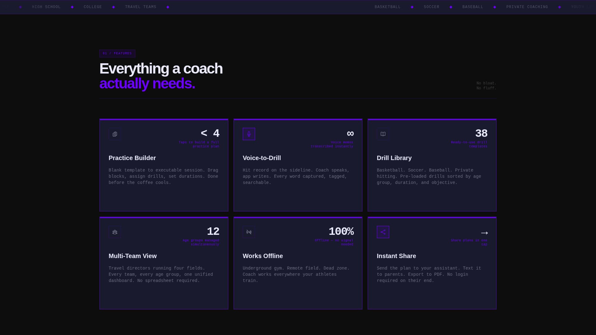 Coaching Digital Presence Specialist Directory Website Template
