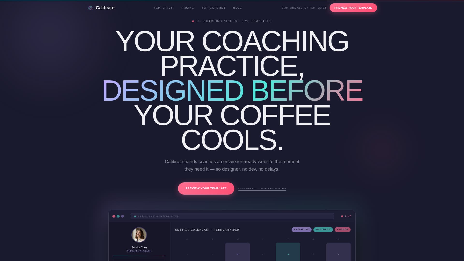 Coaching Digital Presence Advanced Directory Website Template