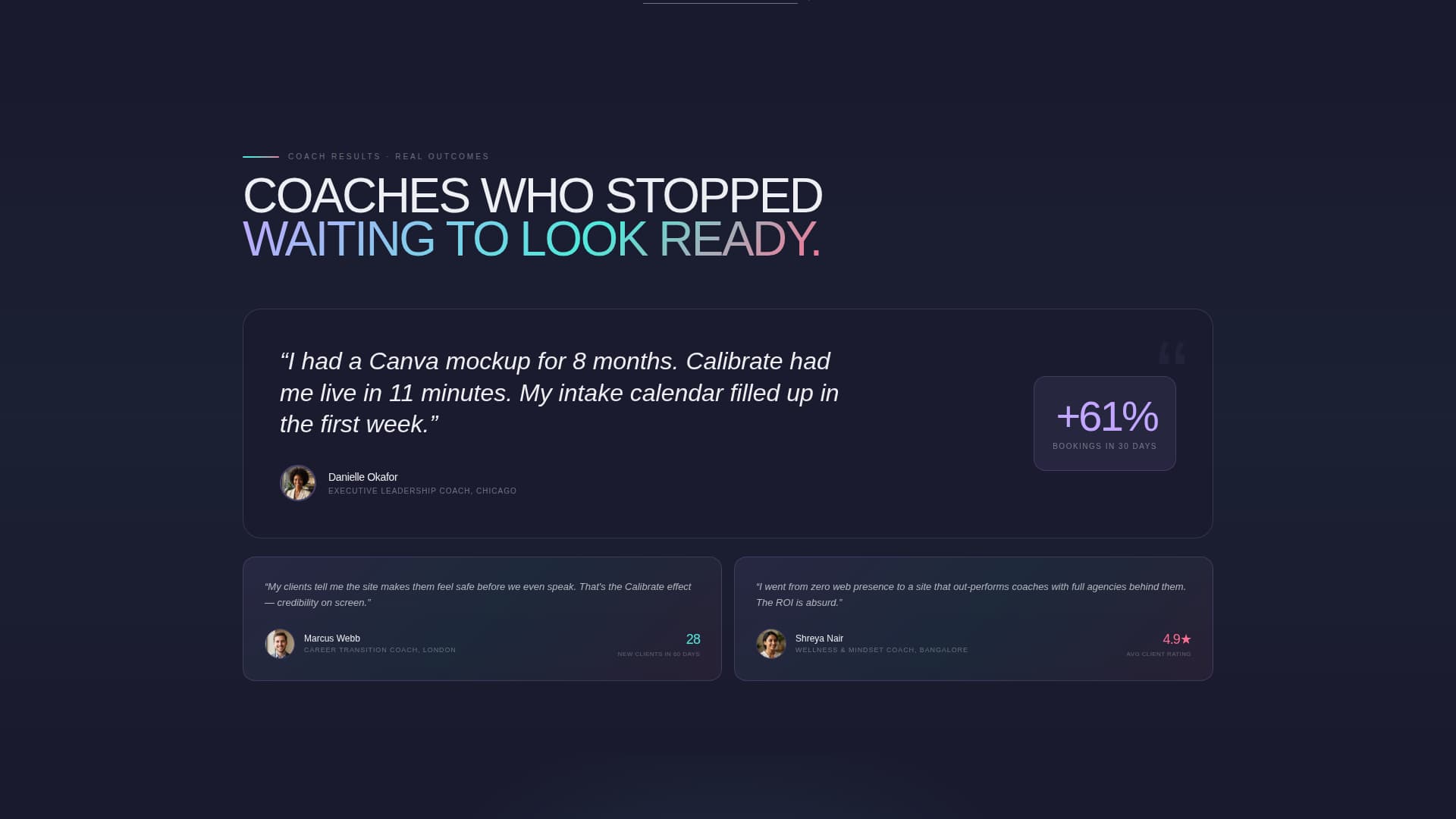 Coaching Digital Presence Advanced Directory Website Template