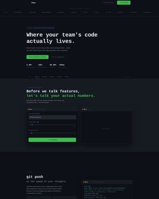 Developer Tools & API Cost Calculator Website Template