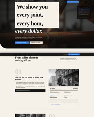 Commercial Plumbing B2B Website Template for Property Managers