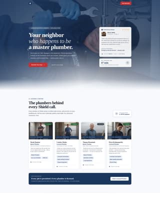 Licensed Plumber Trust-Building Website Template