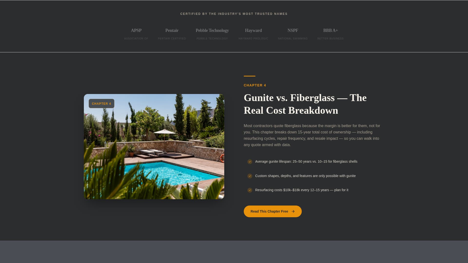 Groundbreak - Highconverting Poolbuilder Landing Page Template