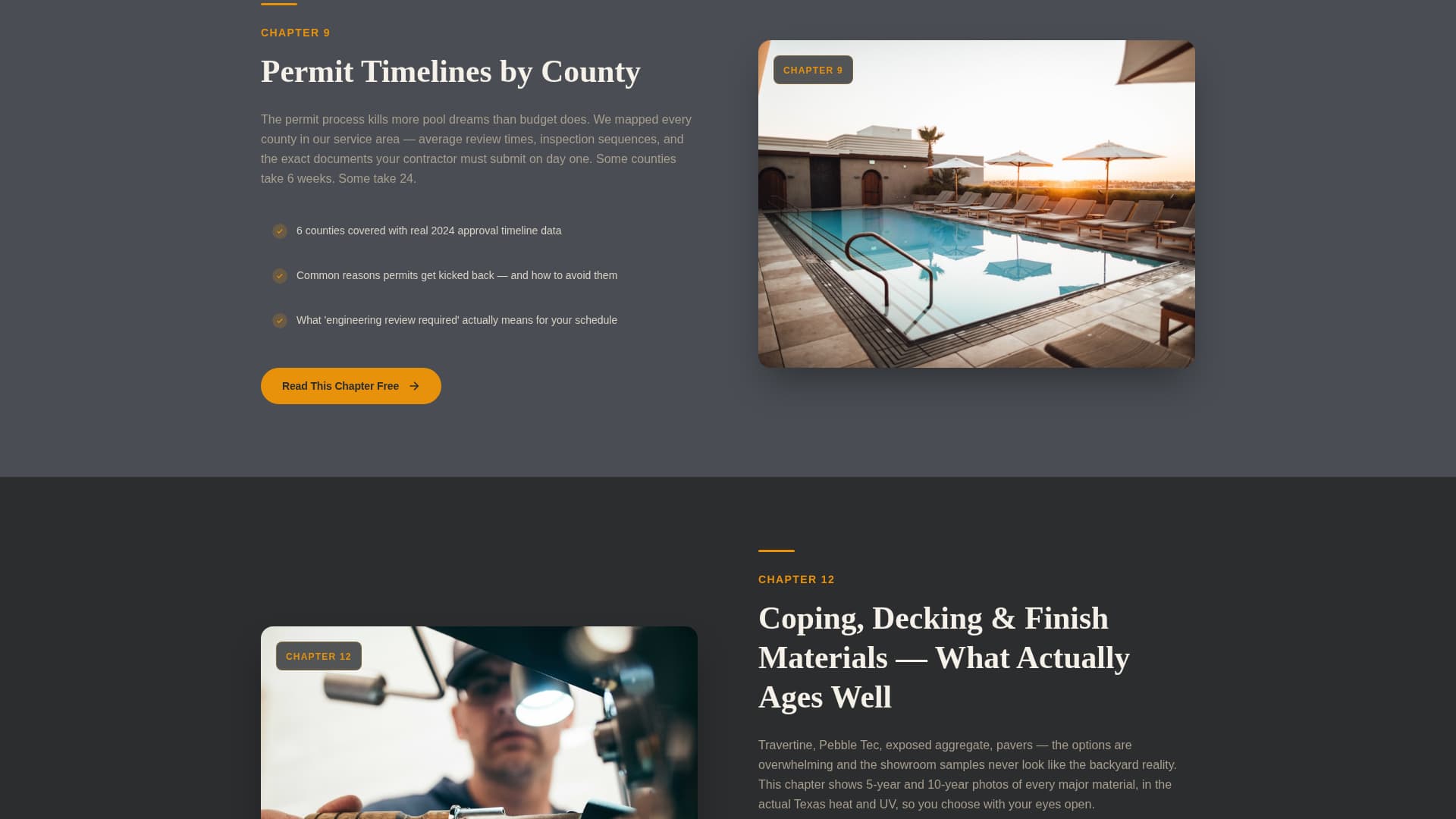 Groundbreak - Highconverting Poolbuilder Landing Page Template