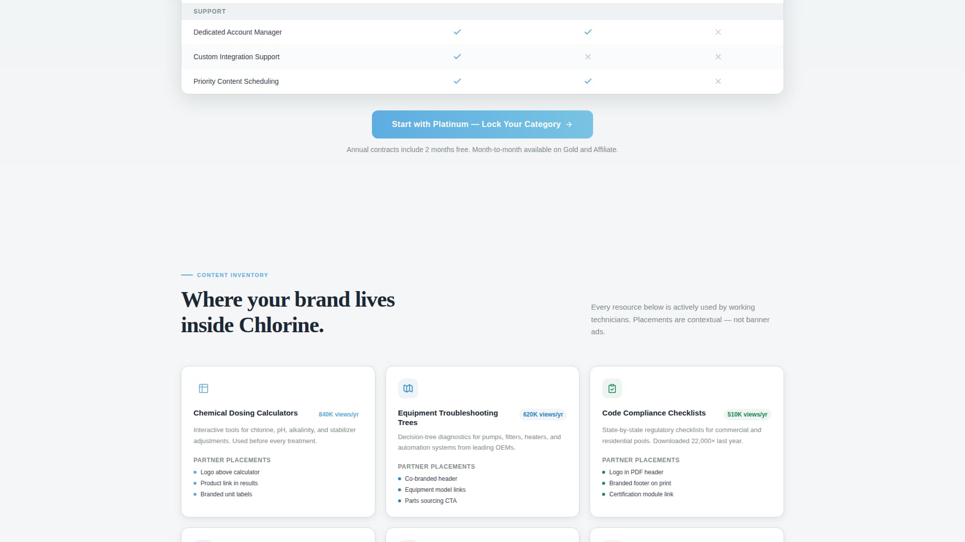 Chlorine - Authoritative Pooltechnician Landing Page Template
