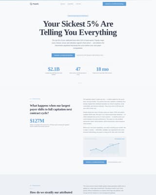 Populis - Authoritative Healthcare Landing Page Template