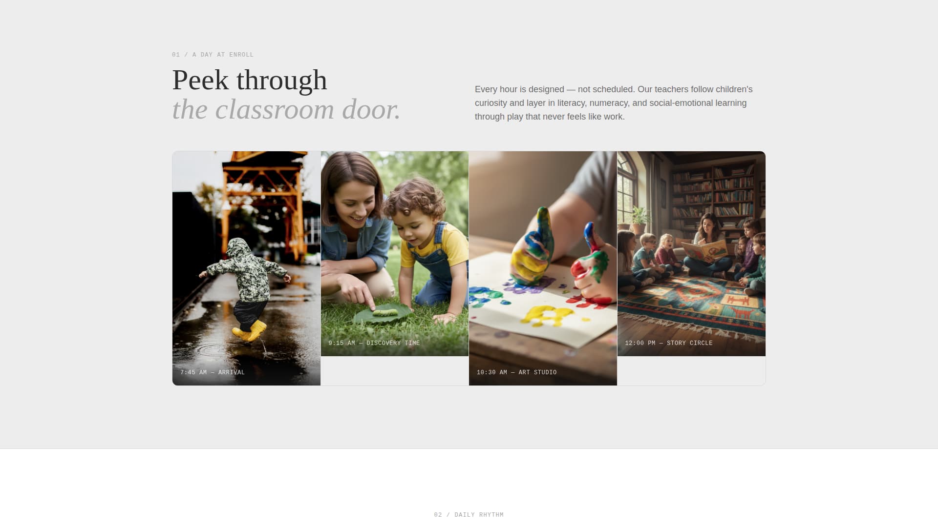 Advance — Expert Preschool Development Landing Page Template