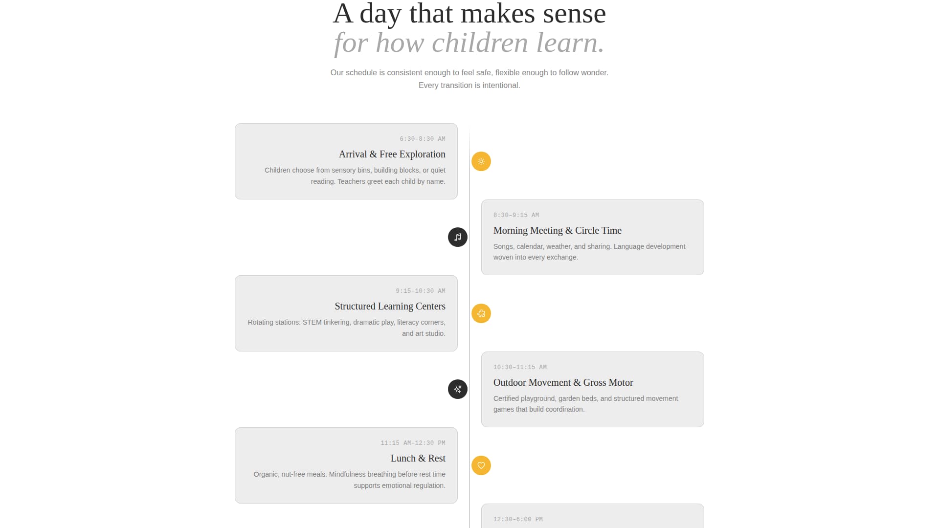 Advance — Expert Preschool Development Landing Page Template