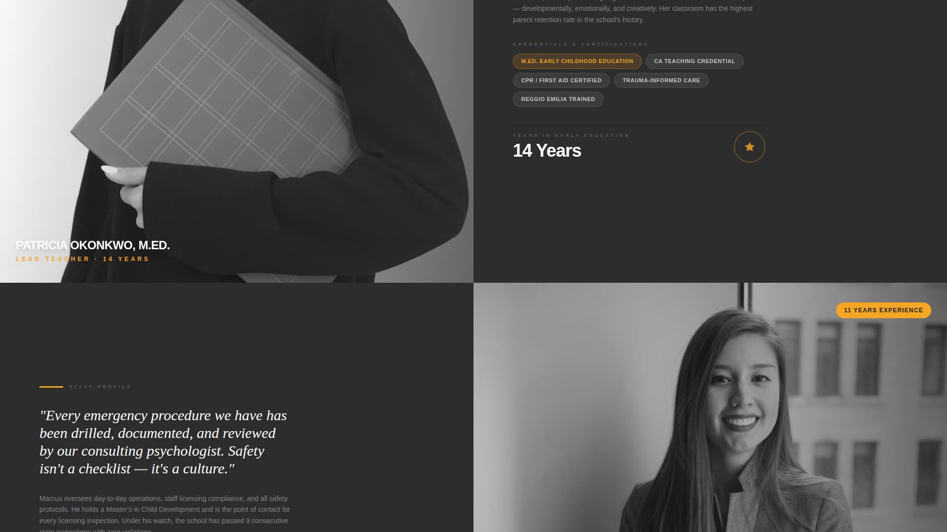 Enroll - Trusted Preschool Landing Page Template