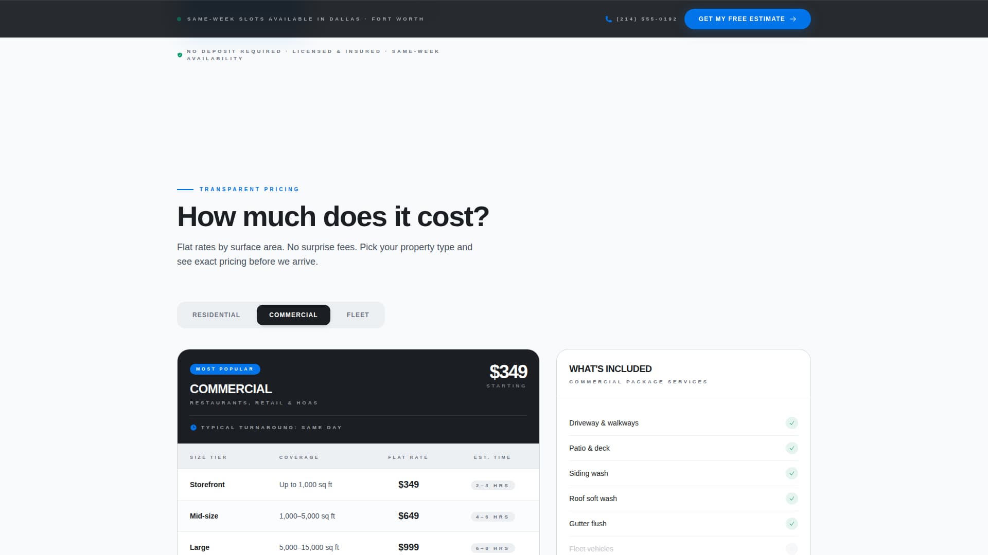 Geyser — Dominant High-Pressure Cleaning Landing Page Template