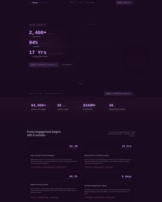 Insight — Professional Private Investigation Landing Page Template