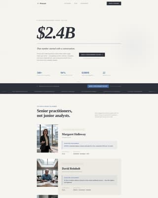 Procure - Strategic Procurement Landing Page Template
