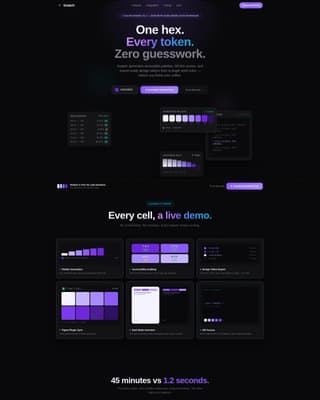 Design System & Component Library Professional Website Template