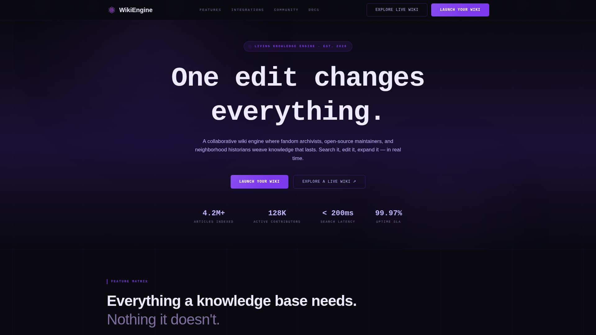 Help Center & Knowledge Base Professional Website Template