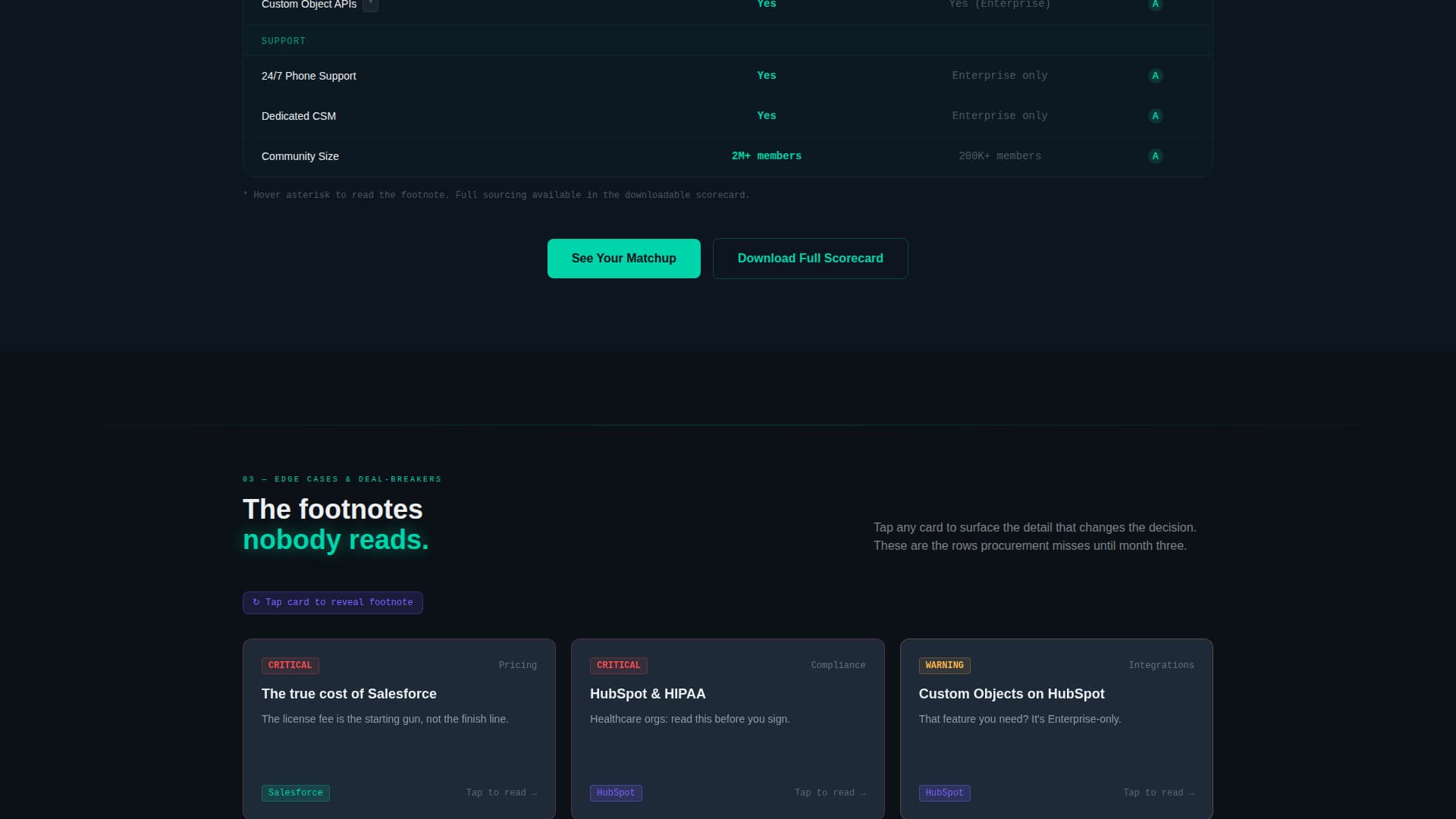 Versus - Decisive Comparison Landing Page Template