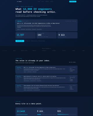 Computer Vision Technology Specialist Professional Website Template