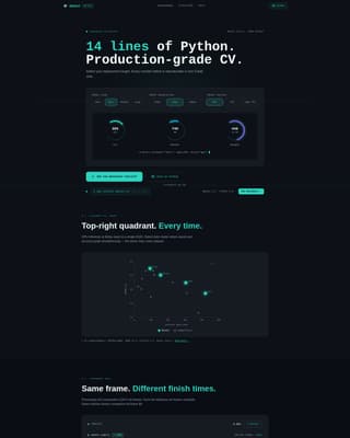 Detect - Powerful Computer Vision Landing Page Template