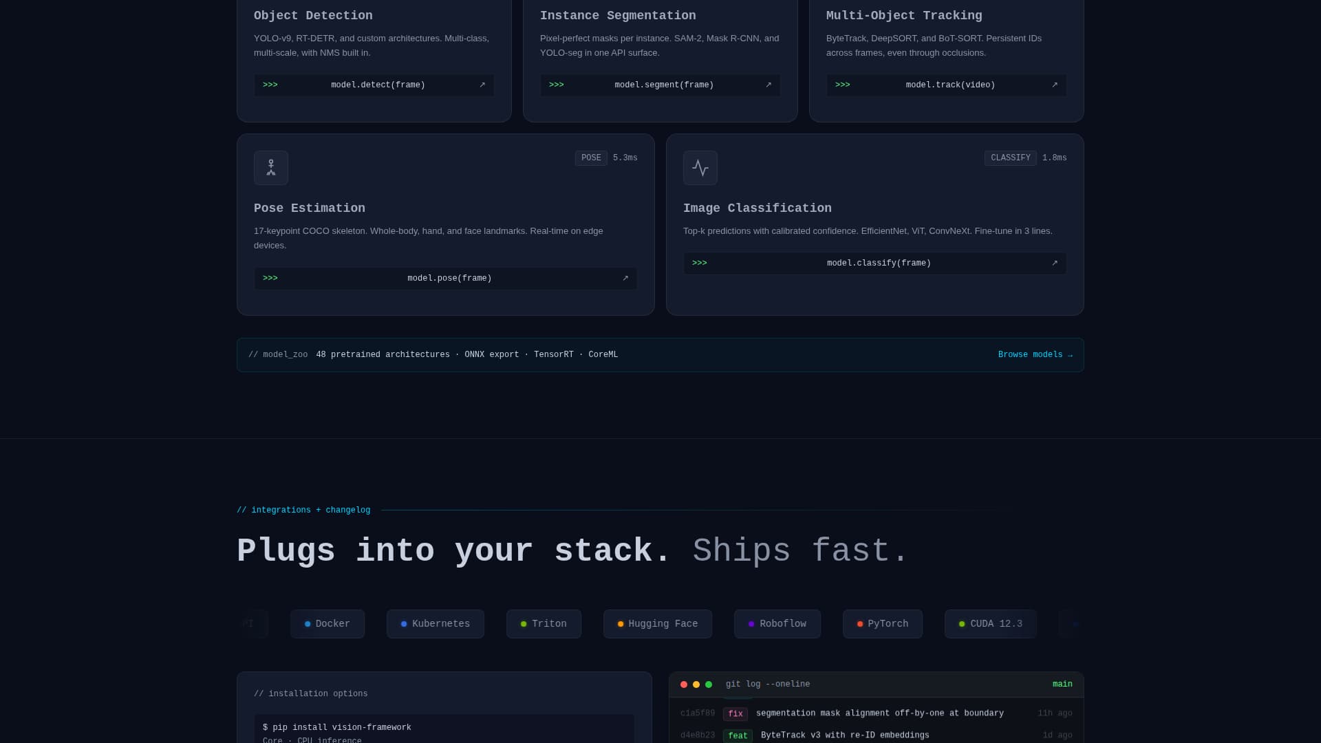 Vision - Powerful Computer Vision Landing Page Template
