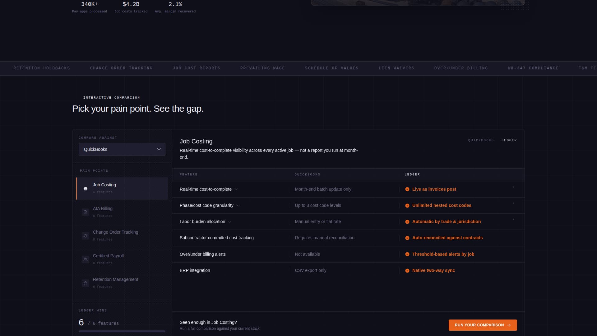 Construction Software Professional Website Template