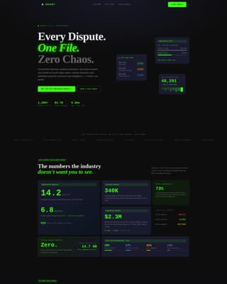 Construction Software Specialist Professional Website Template