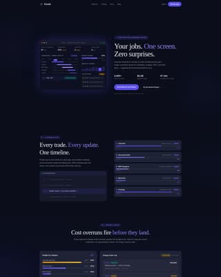 Construction Digital Presence Professional Website Template