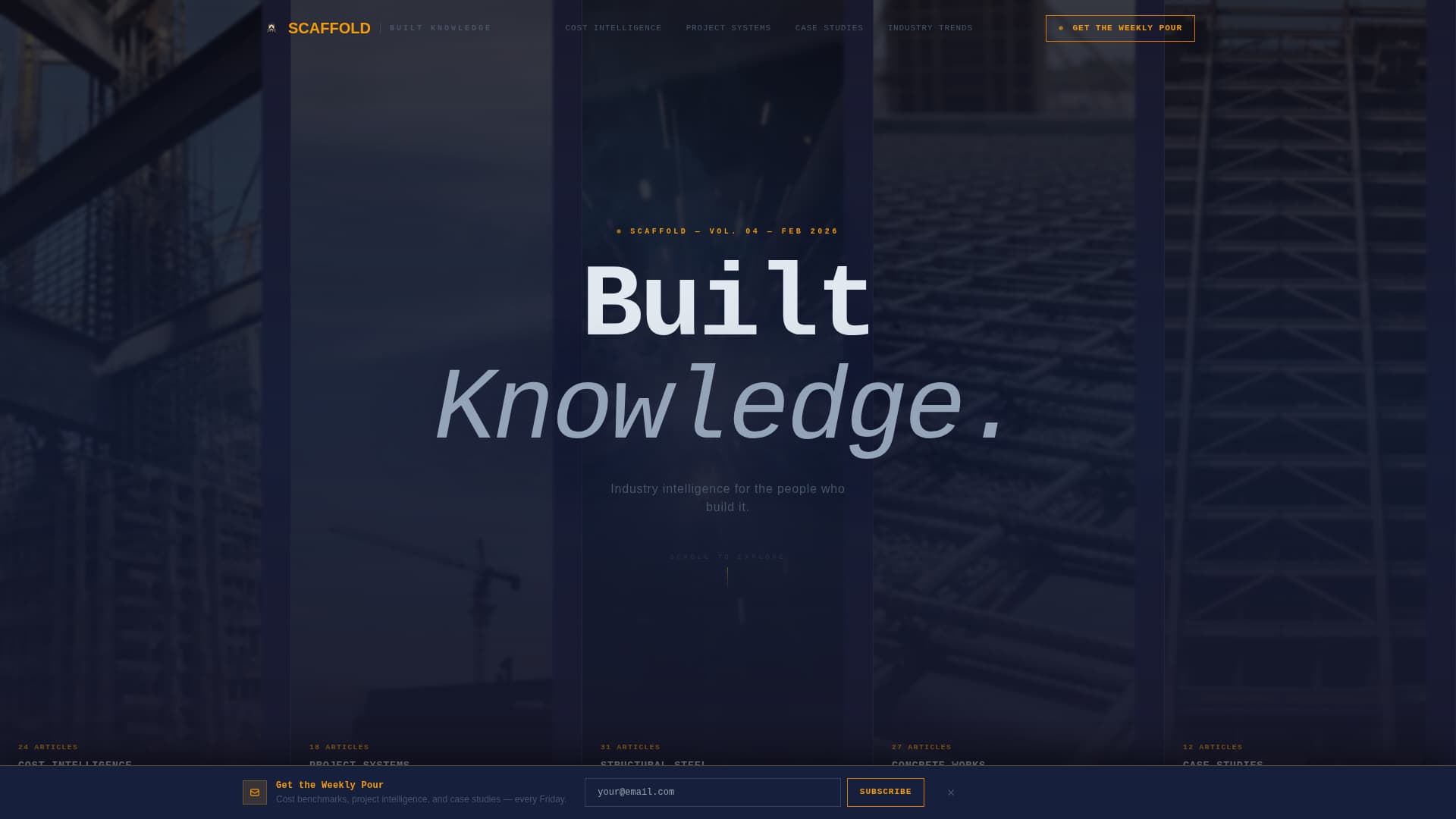 Construction Company Reviews Website Template