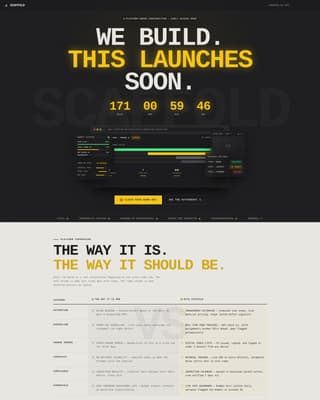 Construction Company Pre-Launch Website Template